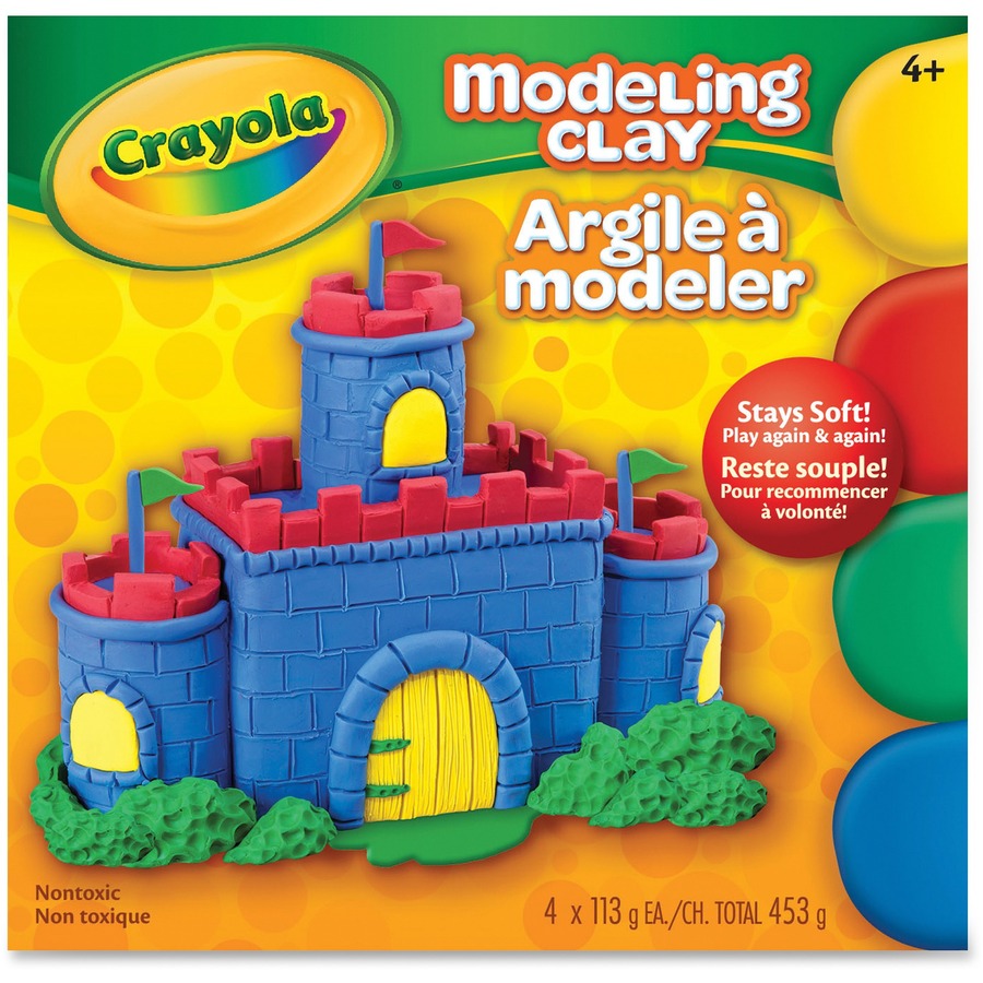 Pâte à modeler Crayola (Boîte de 4 couleurs)