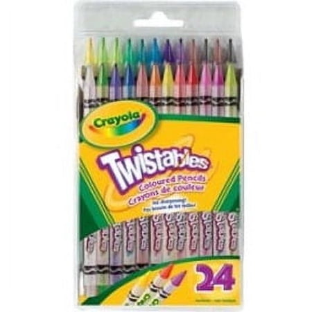 Crayola Twistable Colouring Pencils (Box of 24)