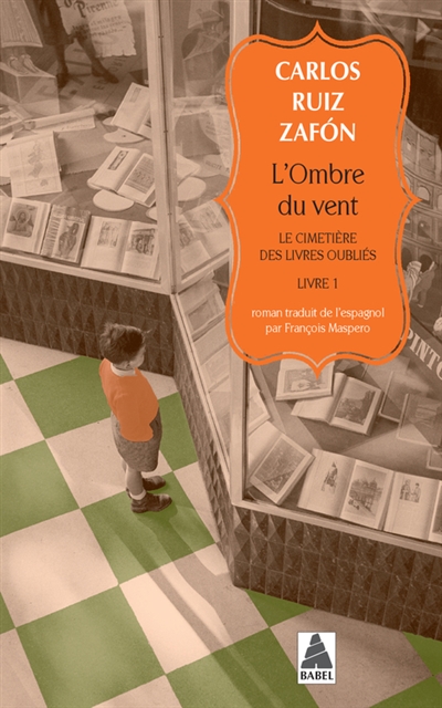 [9782330135614] Roman : L'ombre du vent, Carlos Ruiz Zafon (9782330135614)