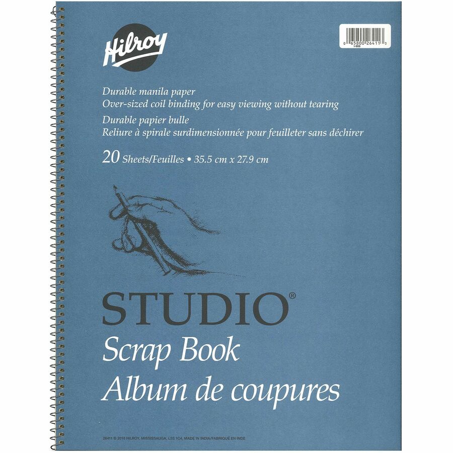 [255786] Album de coupures, 27.94 cm X 35.56 cm (11"X14"), 20 fls manille