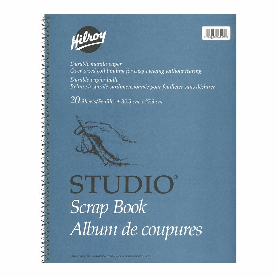 Album de coupures, 27.94 cm X 35.56 cm (11"X14"), 20 fls manille