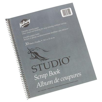 [32128] Album de coupures, 30.48 cm X 25.4 cm (12" X 10"), 30 fls manille