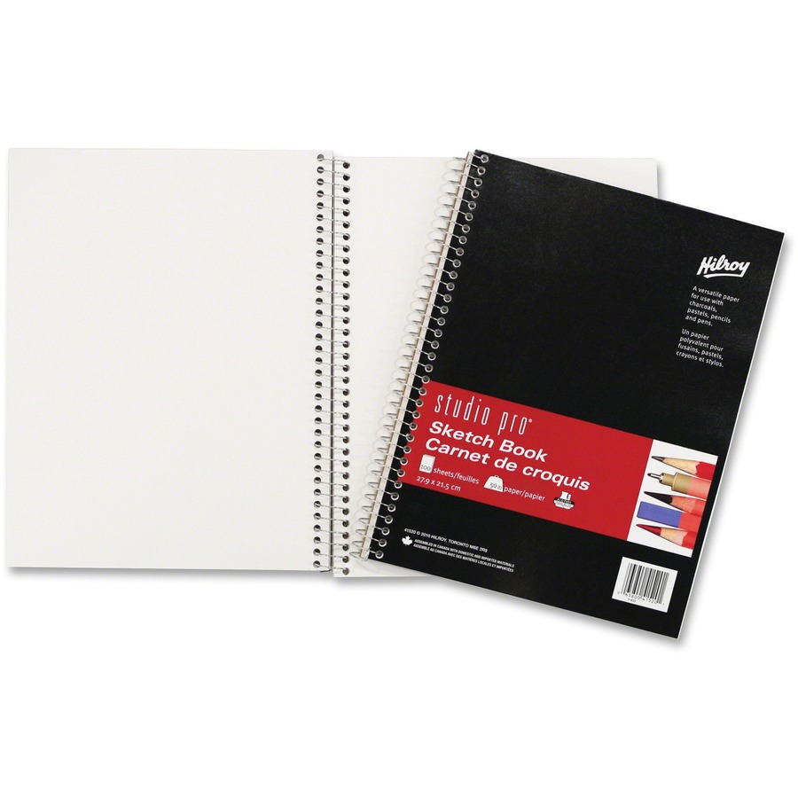 Hilroy Sketch Book, 8-1/2" x 11", 100 sheets