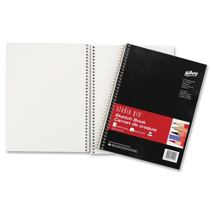 Carnet de croquis Hilroy, 8-1/2" x 11", 100 feuilles