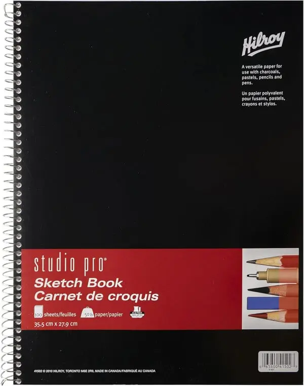 Carnet de croquis Studio Pro, 11" x 14". 100 feuilles