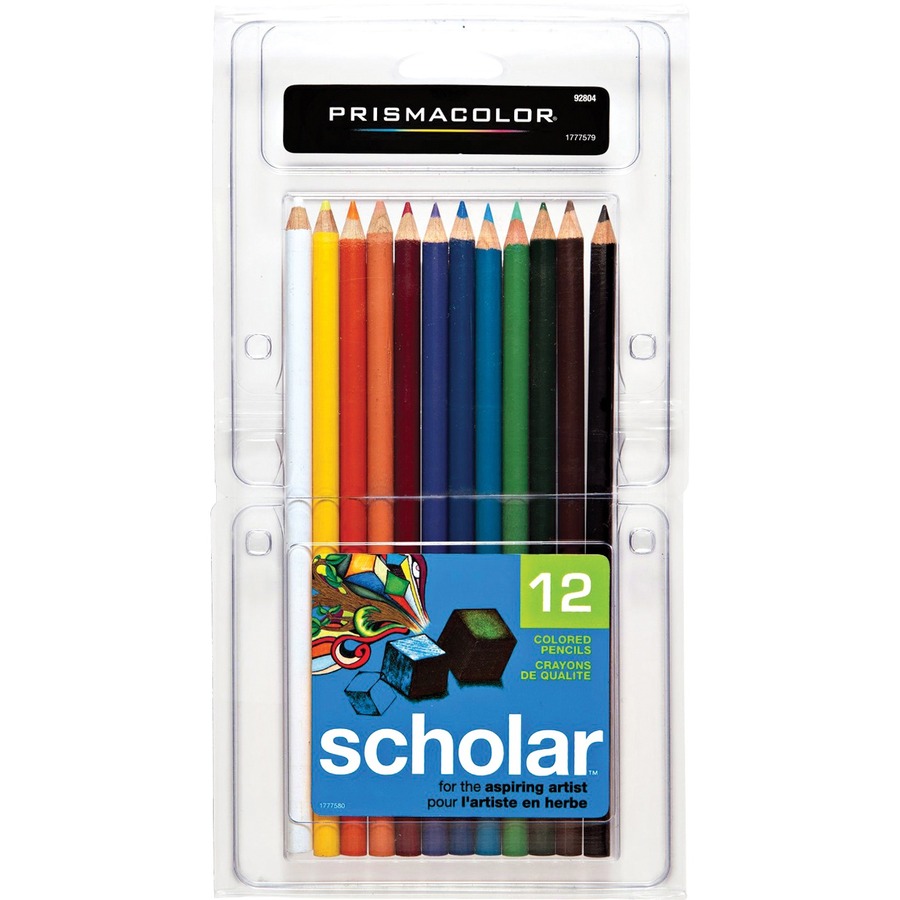 Crayons de couleur Prismacolor Scholar (Boîte de 12)