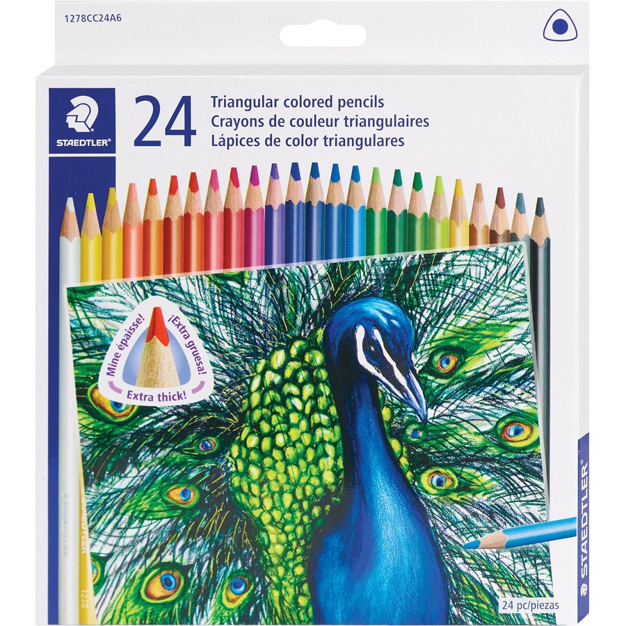 Crayons de couleurs Staedtler (Boîte de 24)