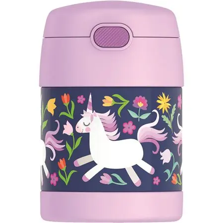 Bocal à nourriture FUNtainer® en acier inoxydable Thermos, 290 ml, Licorne 