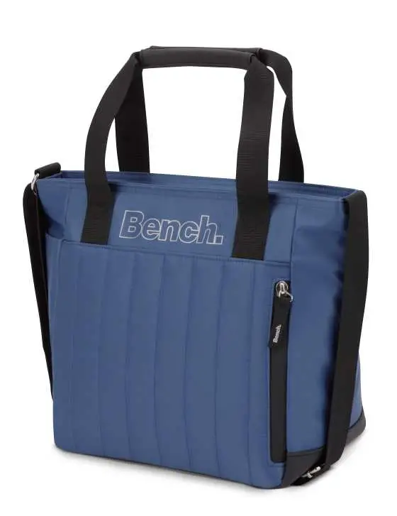 [836989] Boîte à lunch Bench style sac à main, Bleu 