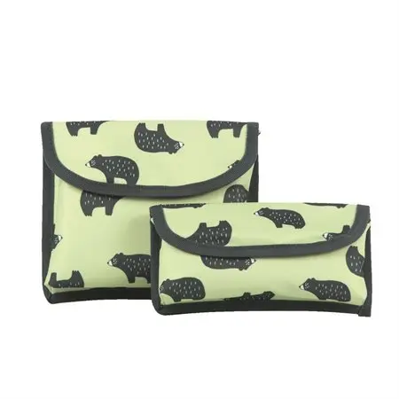 Ensemble de pochettes à sandwich et collation Execo, Ours