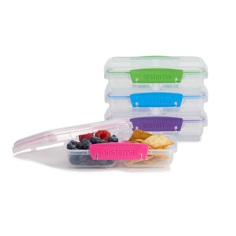 [Y582007] Sistema® Small Split To Go™ Food Container, Ass. coul.