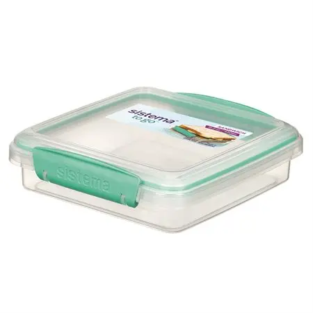 Boîte à sandwich 450ml TO GO™ Sistema, Coul. ass.
