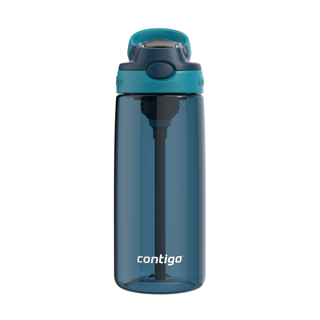 [836581] Contigo Kids Aubrey Straw Water Bottle, Blueberry and juniper