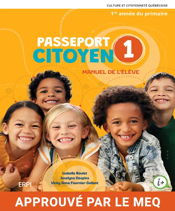 [LV326219] Passeport citoyen - 1ère année, Manuel de l'élève, versions imprimée et numérique (ISBN: 9782766160662)