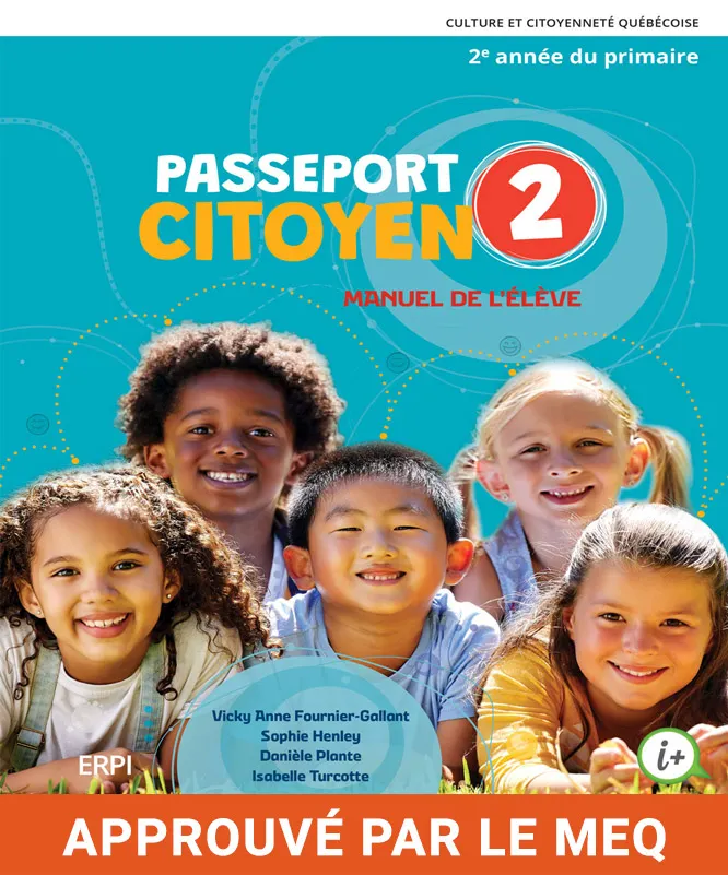 Passeport citoyen - 2e année, Manuel de l'élève, versions imprimée et numérique (ISBN: 9782766160686)