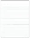 Grande tablette interlignée-pointillée Écolo no. T4, 50 feuilles