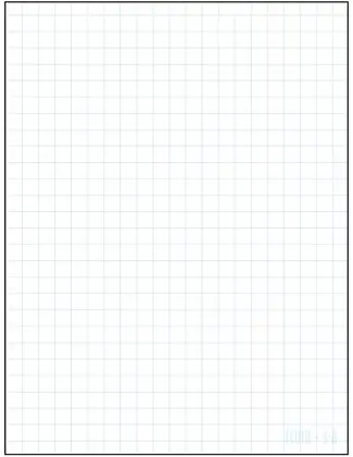 Large Ecolo Pad no. T3B, quadruled 1 cm, 50 sheets