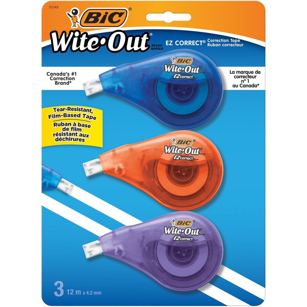 Ruban correcteur Wite-Out® EZcorrect® (paquet de 3)