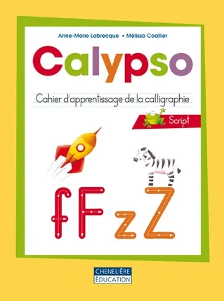 [9782765033431] Calypso, Cahier d'apprentissage de la calligraphie, Script (9782765034643)