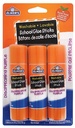 Colle pourpre en bâton Elmer’s 20 g chaque (paquet de 3)