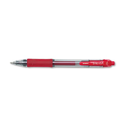 [103465] Zebra SARASA dry X20 Retractable Gel Pen, Red