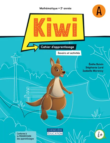 Kiwi, 2e année - Cahier d'apprentissage A et B - Versions imp. et numérique + aide-mémoire + act. interactives 1 an  (ISBN: 9998202210758)