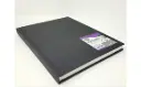 Cahier à esquisses 21.6 x 27.9 cm (8.5" x 11"), 100 g/m2, couverture noire, reliure allemande