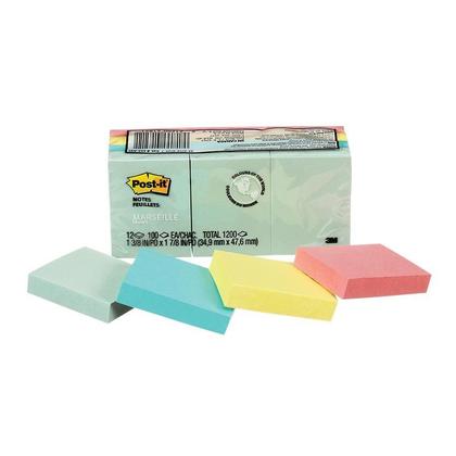 [661280] Post-It pad, 34.9 mm x 47.6 mm, 12 pads of 100 sheets