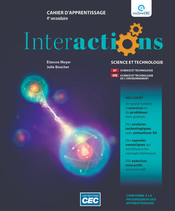 Interactions 4 ST-STE, Sciences - 4e secondaire (9782766211951)