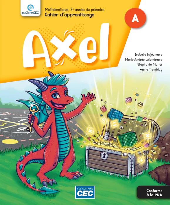 [LV328850] Axel Mathématiques 3e année - Cahiers A et B et cahier des savoirs
