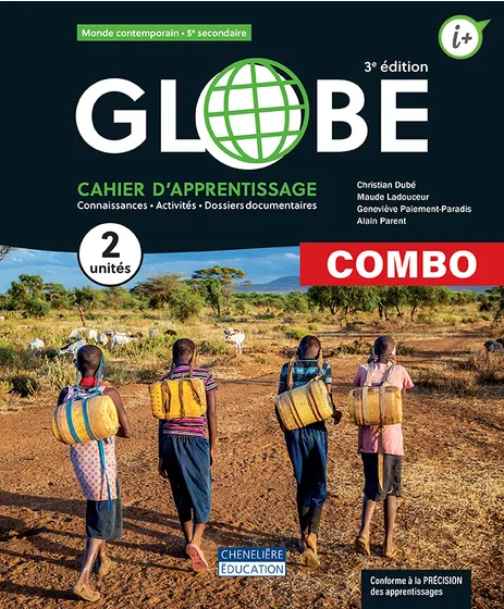 Globe, 3e édition - 2 unités - 5e secondaire Cahier d'apprentissage en versions imprimée ET numérique (9782765072119)