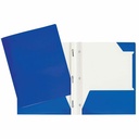Laminated Cardboard Duo-tang with Fasteners and Pockets