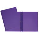 Duo-tang Plastique rigide avec attaches