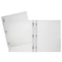 Duo-tang Plastique rigide avec attaches et pochettes