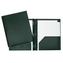 Duo-tang Plastique rigide avec attaches et pochettes