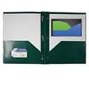 Duo-tang Plastique souple avec attaches et pochettes