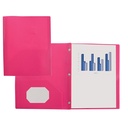 Duo-tang Plastique souple avec attaches et pochettes