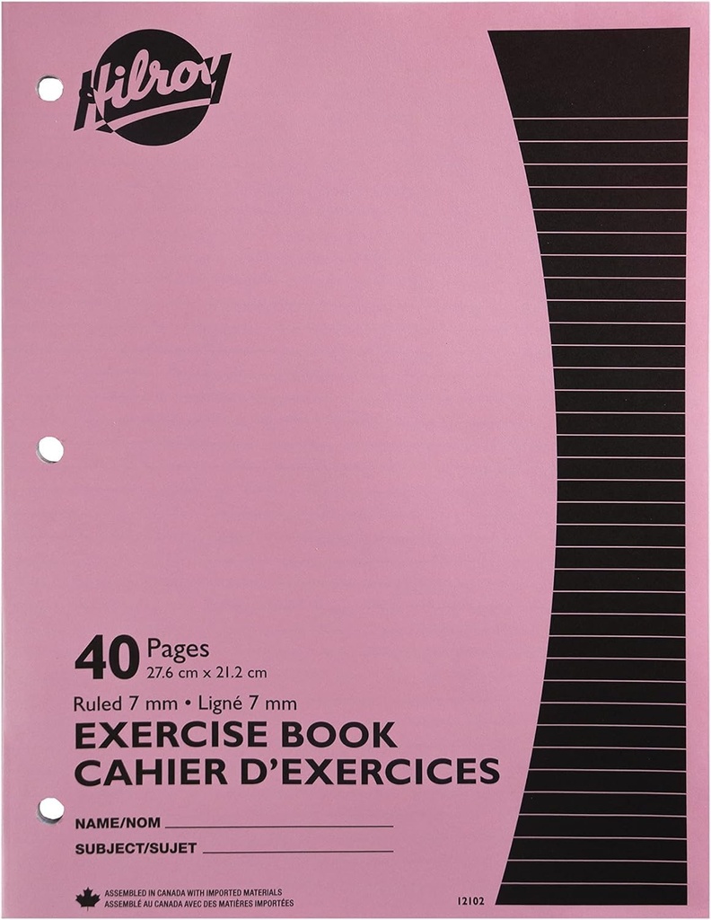 Cahier Canada, 40 pages
