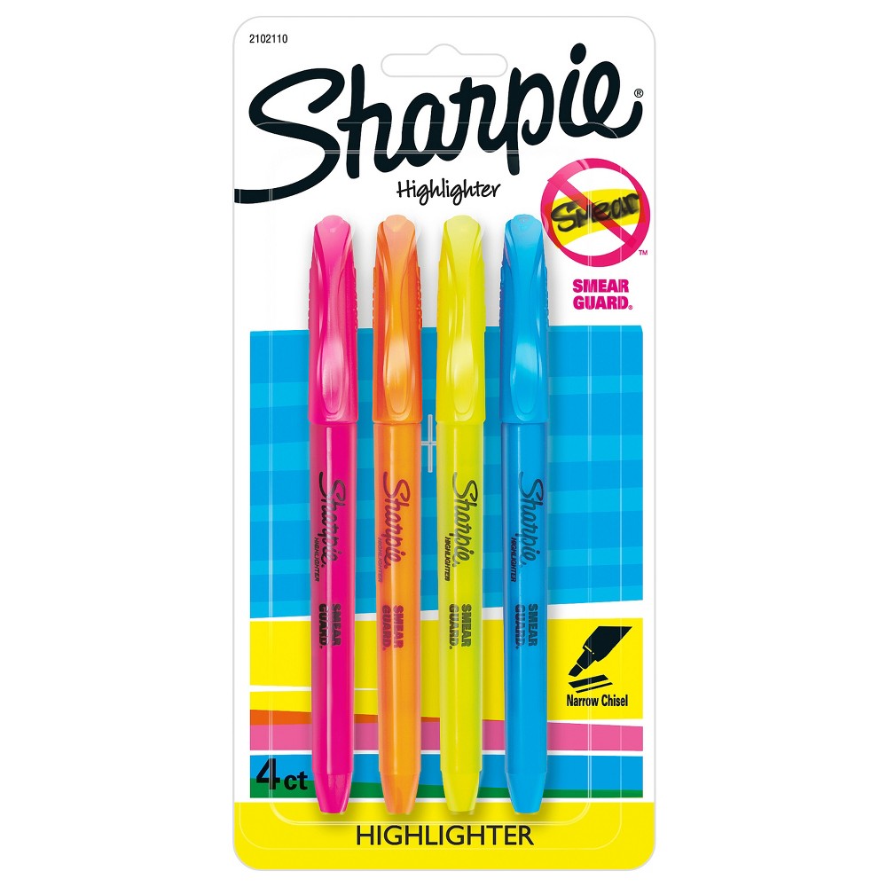 Sharpie - Surligneurs Accent avec protection contre les taches