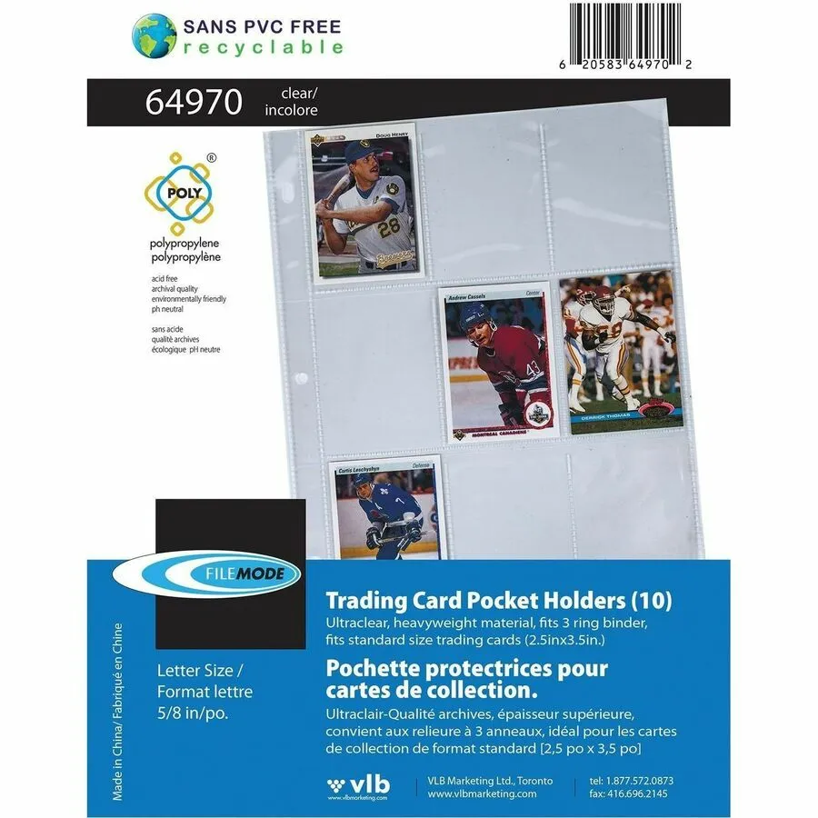 Trading Card Pocket Holders (10)