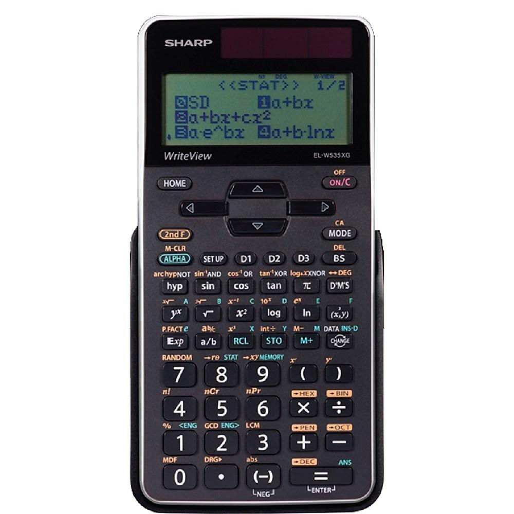 [516278] Calculatrice scientifique WriteView Sharp (ELW535XGBW)