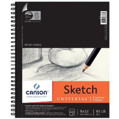 [B1356153] Universal Sketch Book, 22.8 x 30 cm (9 x 12 in)