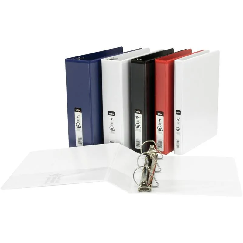 Cartable avec pochettes int. et ext., 7.62 cm (3"), Bleu