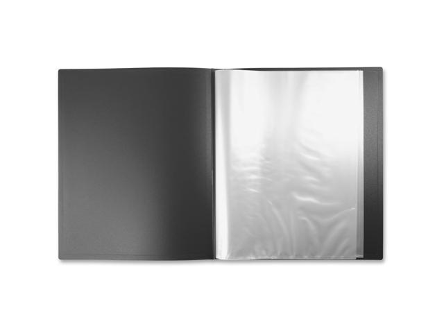 Relieur de présentation à multiples pochettes – 40 pochettes en plastique avec couverture avant transparente