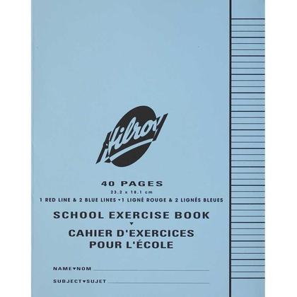 Cahier d'exercices Hilroy #11923, ligné, 40 pages (coul. ass.)