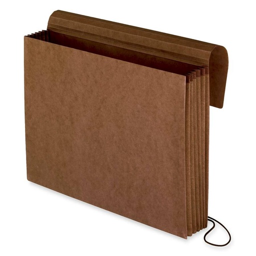 Classeur expansible en carton avec rabat, 1 compartiment. Exp.: 5-1/4 po. (1200 feuilles), format lettre