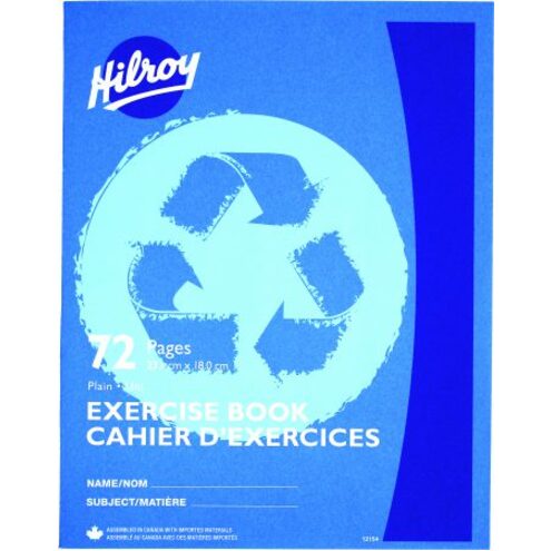 Exercise Book Plain, 72 pages (12-154)