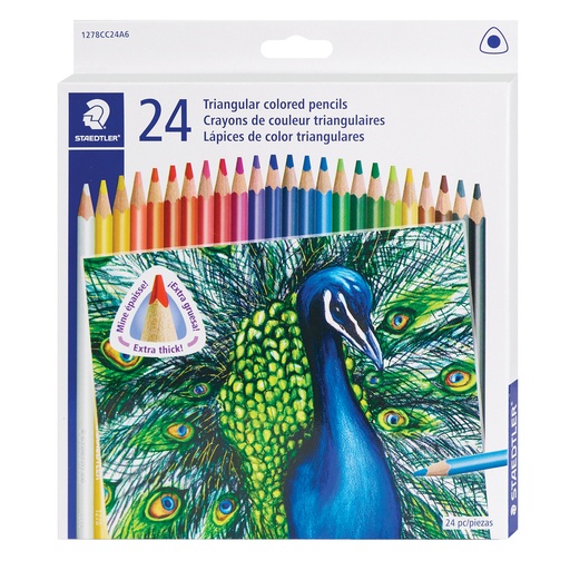 Crayons de couleurs Staedtler (Boîte de 24)