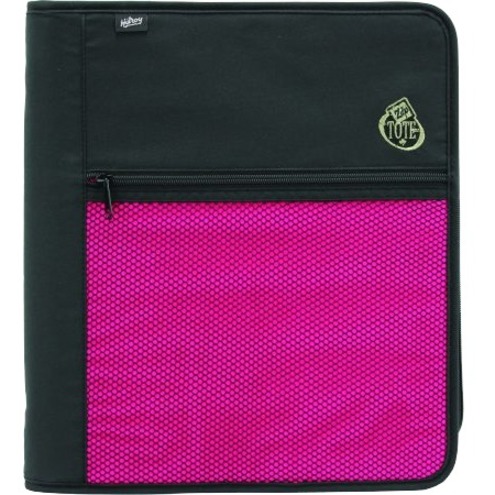Cartable ZipTote avec fermeture éclair, 2 po, Rose