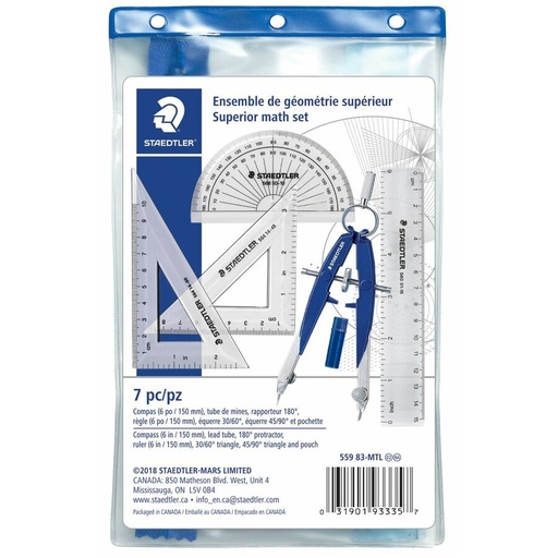 Ensemble de géométrie Staedtler